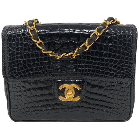 chanel crocodile skin handbag|chanel crocodile bags for sale.